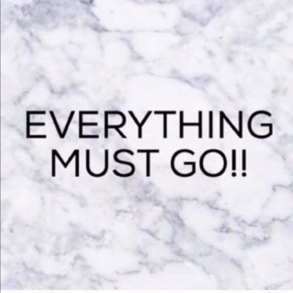 POSHMARK CLOSET CLEAR OUT TODAY!!!